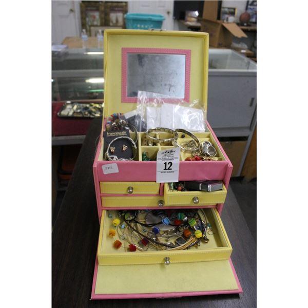 Jewelry Box w/Asst. Fashion Jewelry