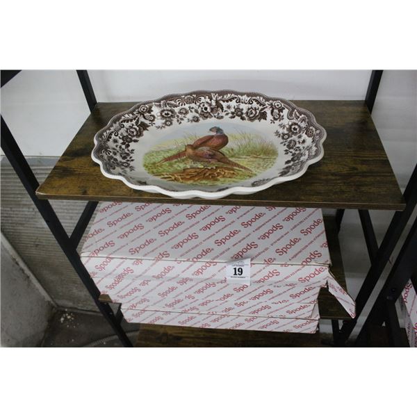 4-Spode Pheasant Platter - 4 X $