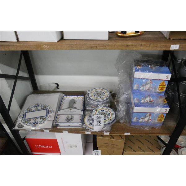 Coasters, Cheese Spreaders, Coffee Mugs, Stationary