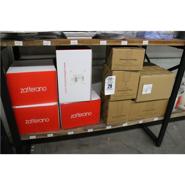Zafferon/Veneziano Asst. New Glassware