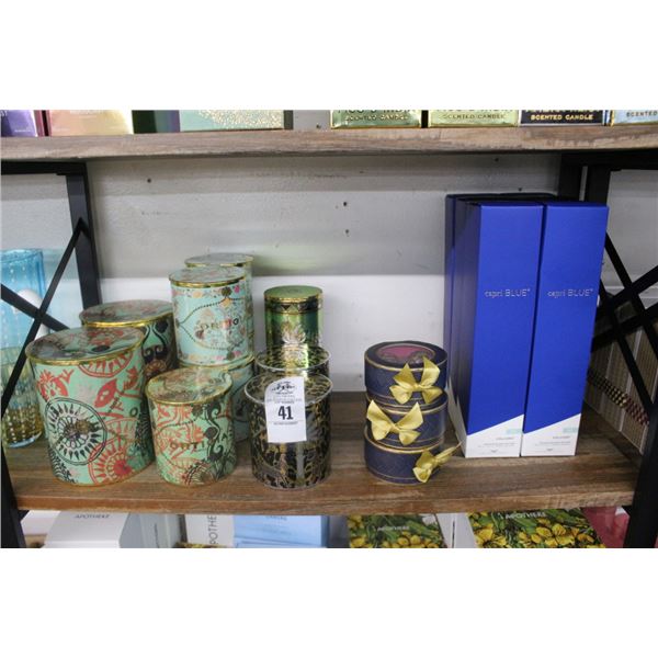 Ortega Candles 10, Cologne Ornaments, Capri Blue Diffusers - 6