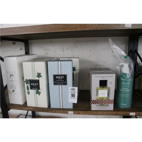 Diffusers 3, Nest Diffusers 6, Fragrances 3, Liquid Soap
