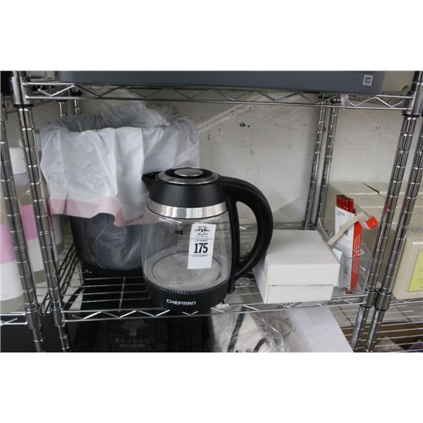 Waste Can, Coffee Decanter, Office Supplies