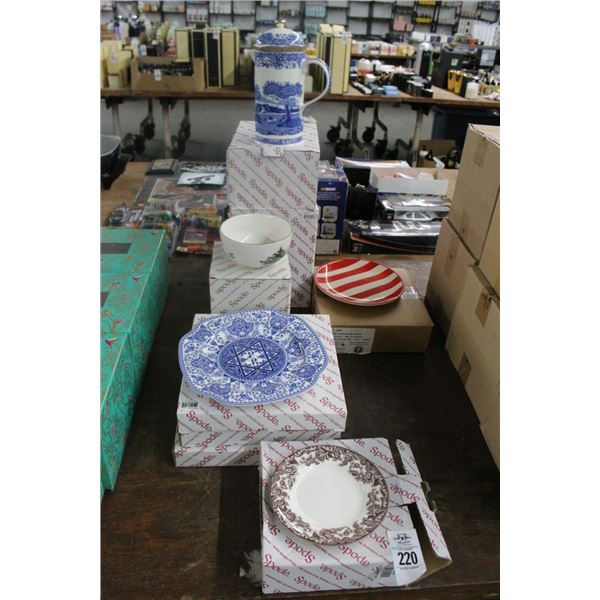 Spode Dishes, Bowls, Pitchers, Other Dishes