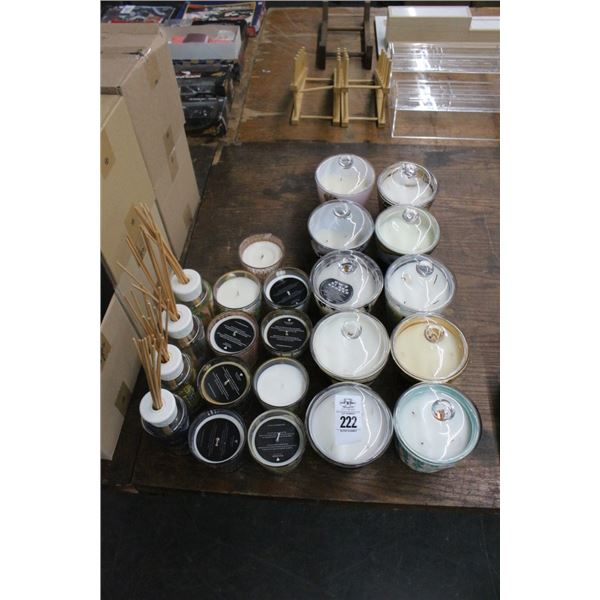 Asst. Candles 19, Diffuser Sticks