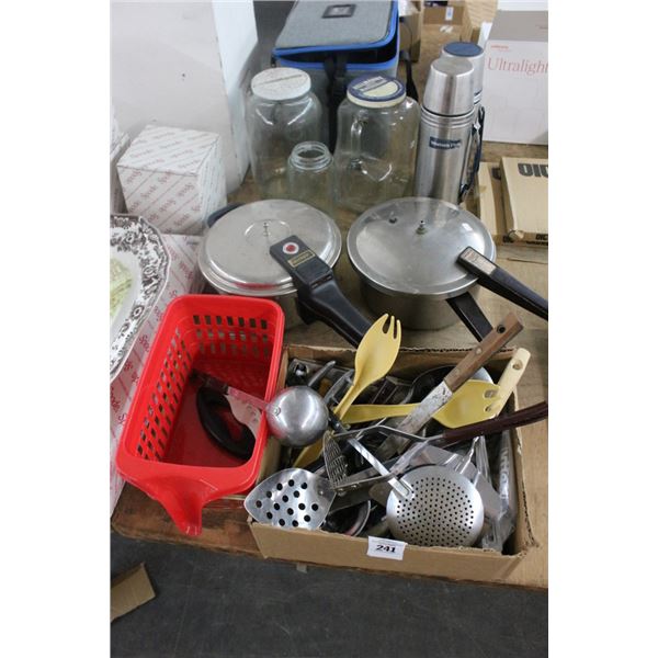 Cookware, Utensils, Thermoses, Jars