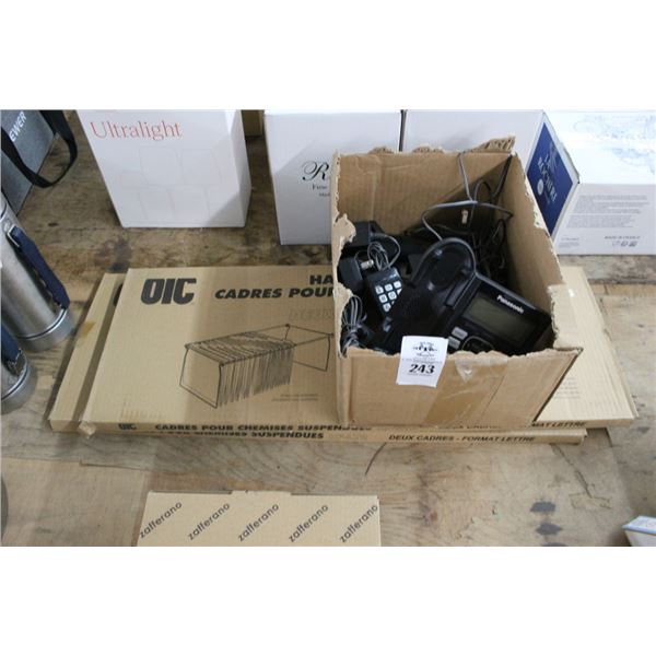 Panasonic Cordless Phone, File Hangers