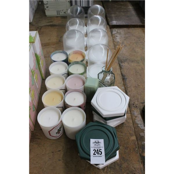 Scented Candles 10, Asst. Candle Displays