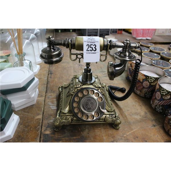 Antique Style Cast Telephone