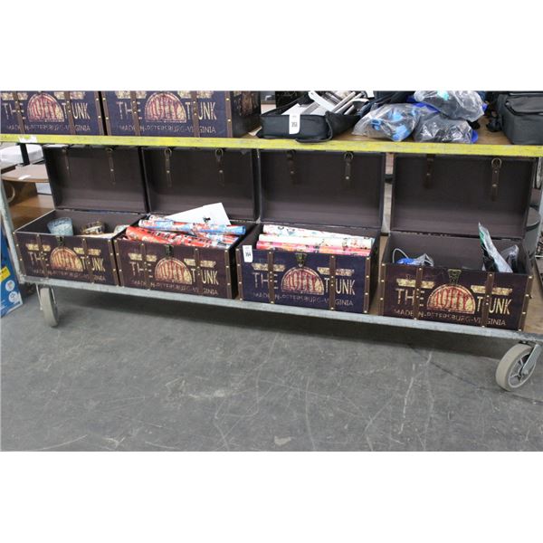 4-Totty Trunk Candles, Gift Wrap, More - 4 X $