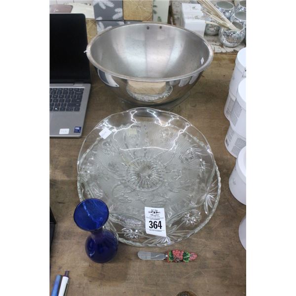 Mixing Bowl, Glass Serving Dishes, Bowl