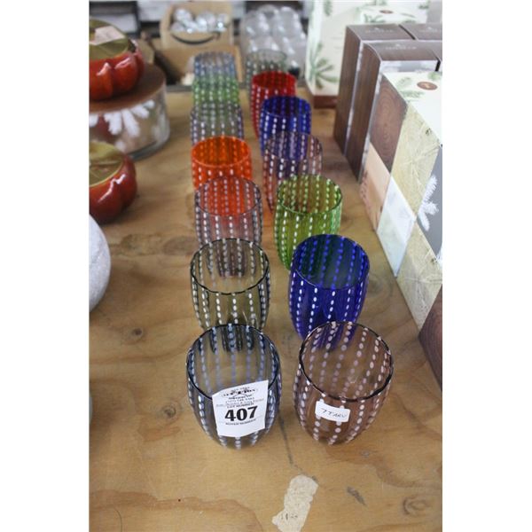 Art Glass Drinking Glasses - 14