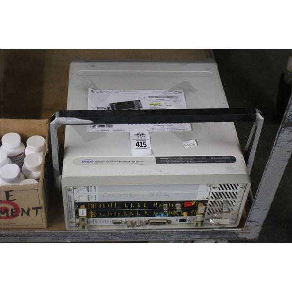 Spirent Ad Tech Ax 4000 Broadband Test System