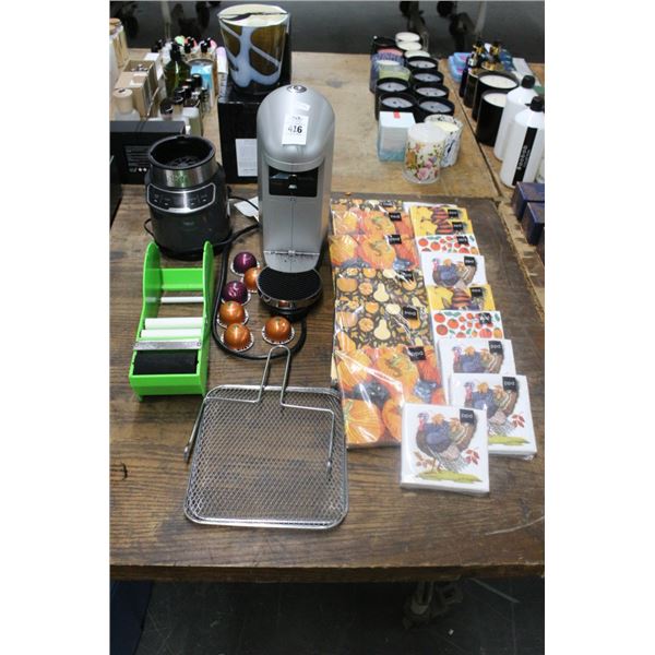 Ninja Blender, Cook Trays, Tape Dispenser, Party Napkins