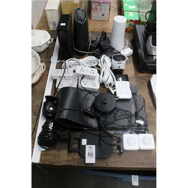 Security Cameras, Multi Outlets, Wifi Extenders, More