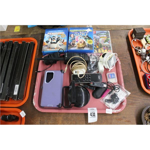 2 Way Radio, Protective Case, DVD Movies, Asst. Electronics