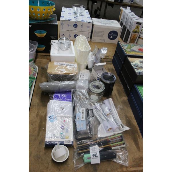 Shower Organizers, Mugs, Baskets, Asst. Supplies