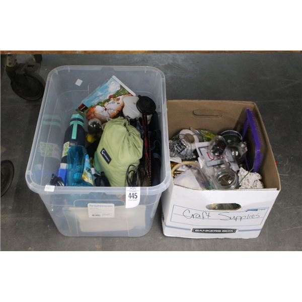 Bins w/Asst. Home Goods
