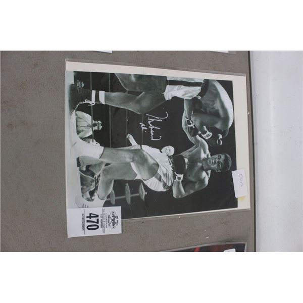 Muhammed Ali Autographed Photo