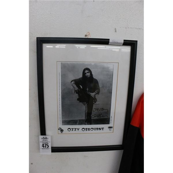 Ozzy Osbourne Framed Photo