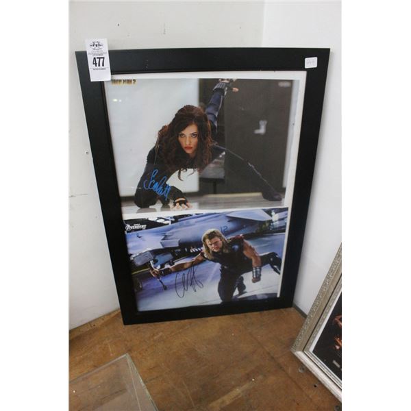 Iron Man/Avengers Autographed Memorabilia Signed
