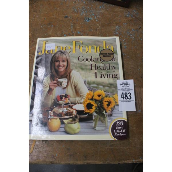Jane Fonda Autographed Cookbook