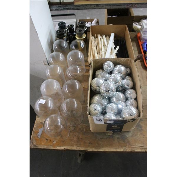 Candle Covers, Diffusers Bases, Sticks, Mini Oraments