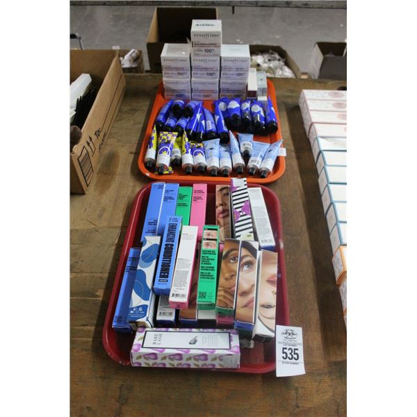 Trays 2 w/Bath & Beauty Products