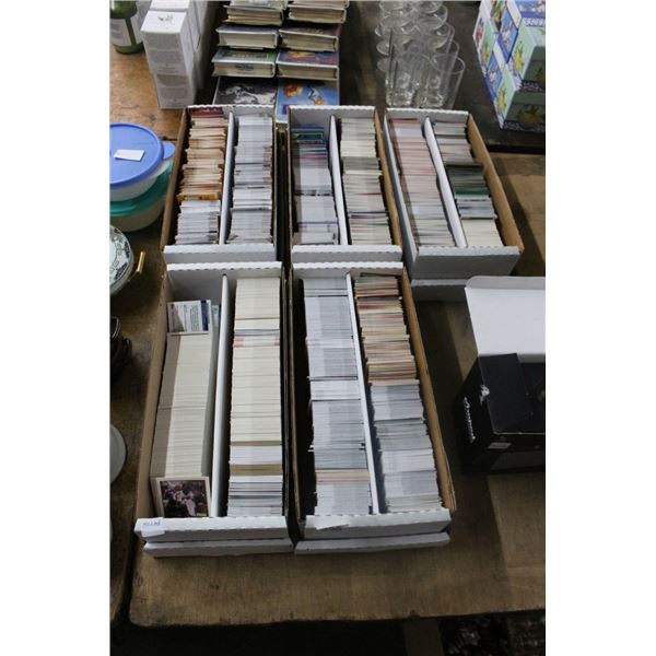 Sports Trading Cards - 5 Boxes