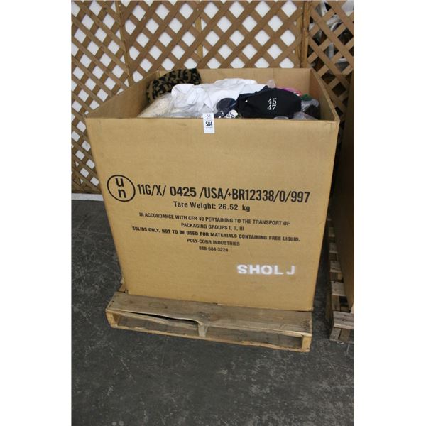 Pallet Box Lot of Asst. Clothing