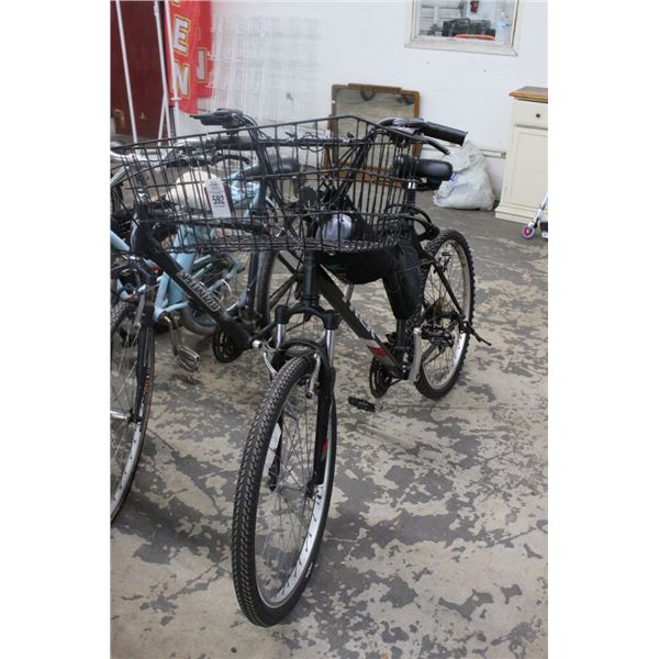 Trek Mountain Bike w/Basket - Black