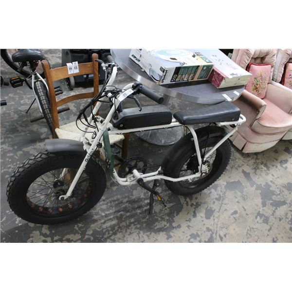 Revolt White E Bike - Condition Unknown