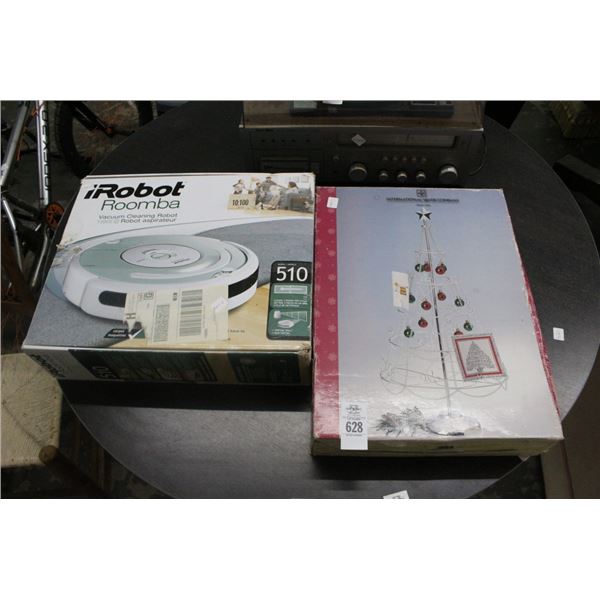 Rumba Robot Vac, Holiday Tree