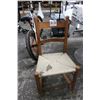 Image 1 : Old Rush Seat Rocker