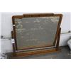 Image 1 : Tiger Oak Dresser Mirror - No Shipping