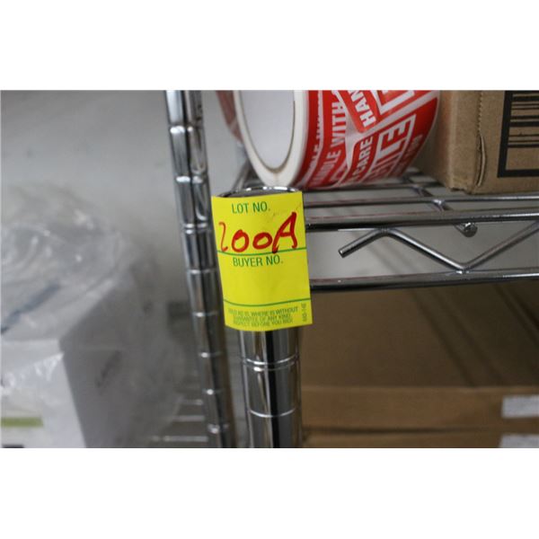 Small Chrome Wire Storage Rack 12 x the money