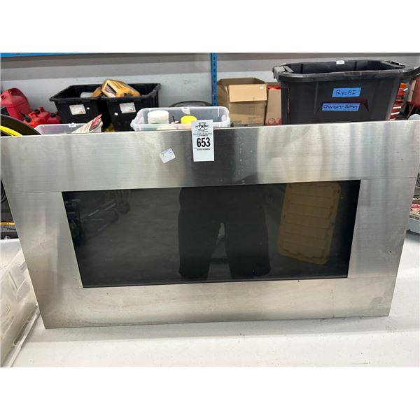 SS Trim Electric Fireplace
