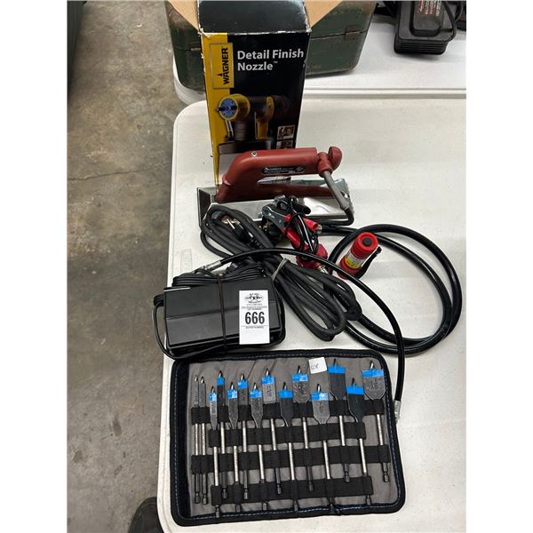 Boring Bits, Steaming Iron, Wagner Paint Sprayer