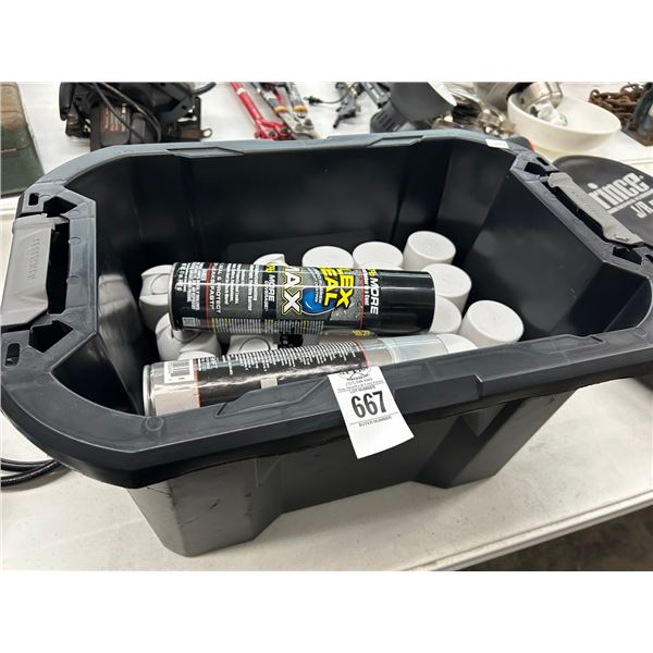 Asst. Spray Paints, Sealants