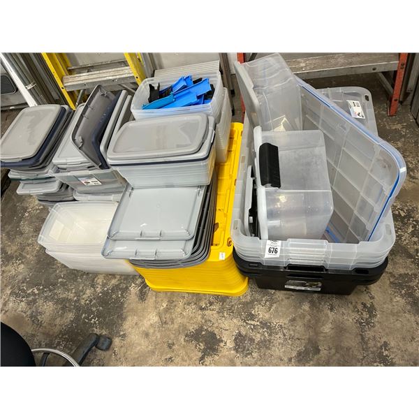 Asst. Lidded Storage Bins