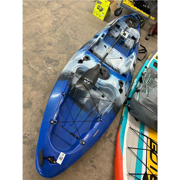 Injoy Kayak Sit On Blue w/Oar/Seat