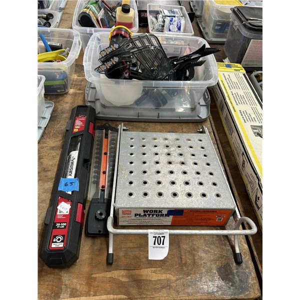Tork Wrench, Hedge Replacement, Spray Gun, Work Platform