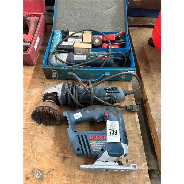 Bosch Grinder w/Cordless Jigsaw, Electric Grinder