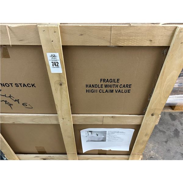 Sanserio Lucka  67CAJ  67"  X  31"  Heated Air Jetted Bathtub