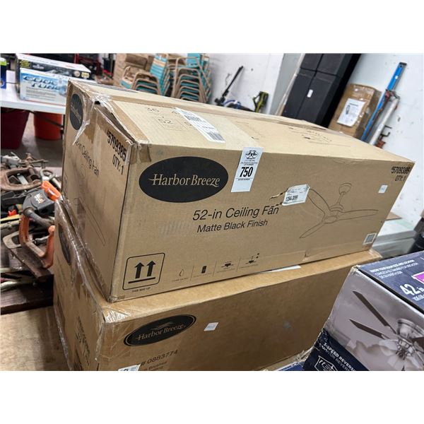 Harbor Breeze  62"/52"  Ceiling Fans in Box - 2