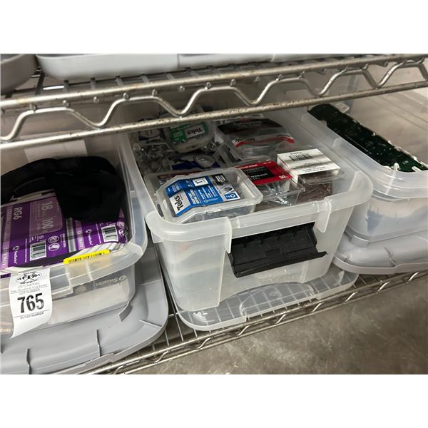 Bins 4 w/Coax Cable, Hardware, Electronic Board