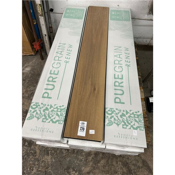 9-Pure Green Laminate Wood Flooring  17.39 Sq. Ft. Per Carton - 9 X $