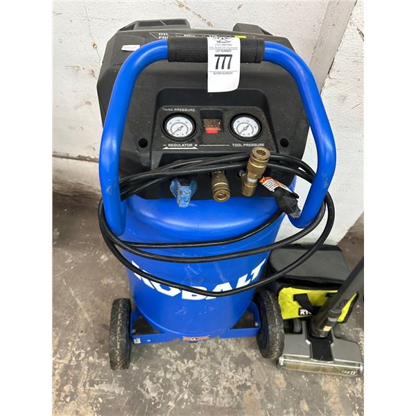 Kobalt  20  Gal.  175 PSI  Air Compressor
