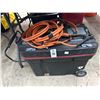 Image 1 : Rolling Tool Tote w/Jumper Cables