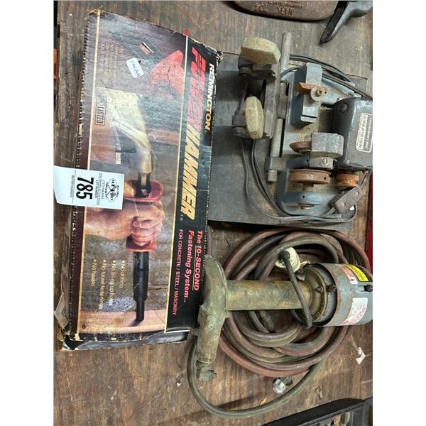 Remmington Power Hammer Fastener, Teal Pump, Grinder